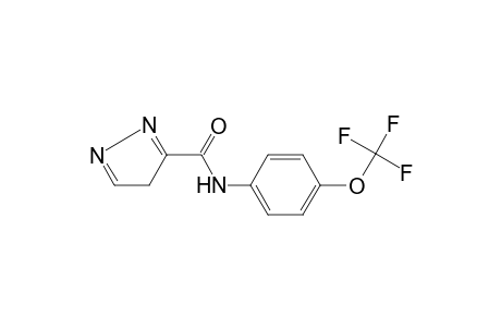 N-[4-(trifluoromethoxy)phenyl]-4H-pyrazole-3-carboxamide