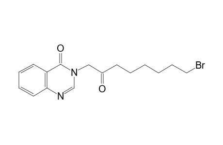 3-[2-Keto-8-bromooctyl]-4-quinazolone