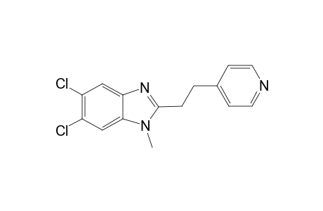 5,6-Dichloro-1-methyl-2-[2'-(pyridin-4''-yl)ethyl]-1H-benzoimidazole