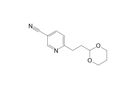 6-(2-(1,3-Dioxan-2-yl)ethyl)nicotinonitrile