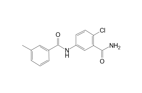 2-Chloro-5-[(3-methylbenzoyl)amino]benzamide