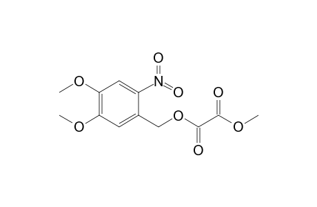 Oxalic acid O2-(4,5-dimethoxy-2-nitro-benzyl) ester O1-methyl ester