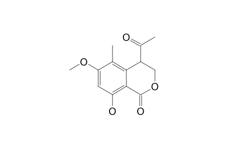 4-ACETYL-8-HYDROXY-6-METHOXY-5-METHYLISOCOUMARIN