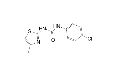 N-(4-chlorophenyl)-N'-(4-methyl-1,3-thiazol-2-yl)urea