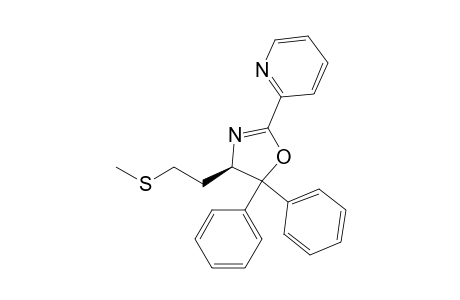 (R)-(-)-4,5-Dihydro-5,5-diphenyl-4-(methylsulfanylethyl)-2-(2-pyridyl)oxazole