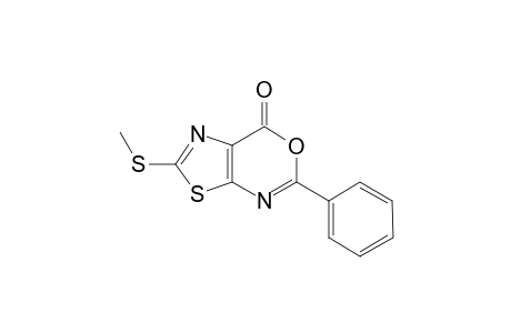 2-(methylthio)-5-phenyl-7-thiazolo[5,4-d][1,3]oxazinone