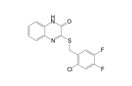 2(1H)-Quinoxalinone, 3-[[(2-chloro-4,5-difluorophenyl)methyl]thio]-