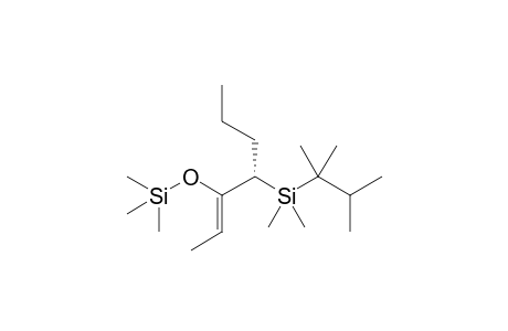 (-)-(Z)-1-{(1S)-1-[1,1-Dimethyl-1-(1,1,2-trimethylpropyl)silyl]butyl}-1-propenyl (1,1,1-trimethylsilyl) ether