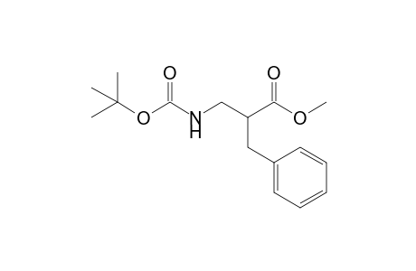 Methyl 3-[(t-butoxycarbonyl)amino]-2-benzylpropionate