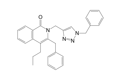 3-Benzyl-2-[(1-benzyl-1H-1,2,3-triazol-4-yl)methyl]-4-n-propylisoquinolin-1(2H)-one