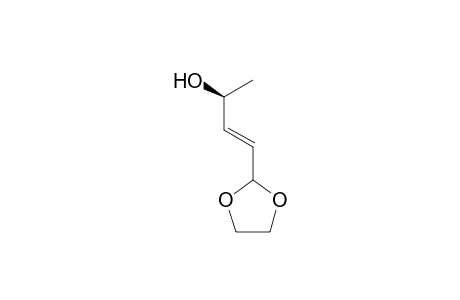 2-[(3S,1E)-3-Hydroxybut-1-enyl]-1,3-dioxolane