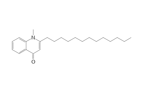 DIHYDROEVOCARPINE;1-METHYL-2-TRIDECYL-4(1H)-QUINOLONE
