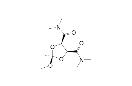 (4R)-trans-N,N,N',N'-Tetramethyl-2-methoxy-2-methyl-1,3-dioxolane-4,5-dicarboxamide