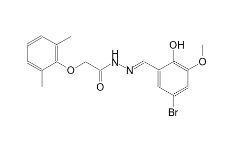 N'-[(E)-(5-bromo-2-hydroxy-3-methoxyphenyl)methylidene]-2-(2,6-dimethylphenoxy)acetohydrazide