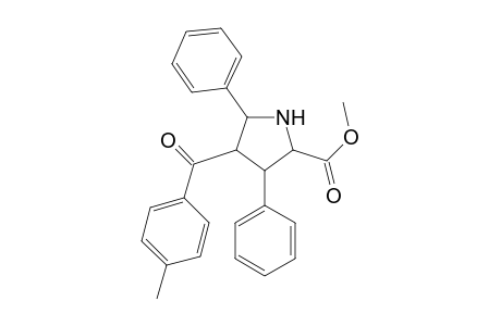 3,5-Diphenyl-4-p-toluoyl-pyrrolidine-2-carboxylic acid methyl ester