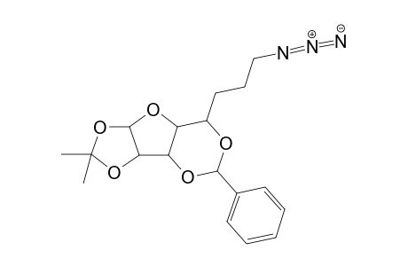 .alpha.-D-gluco-Octofuranose, 8-azido-6,7,8-trideoxy-1,2-O-(1-methylethylidene)-3,5-O-(phenylmethylene)-