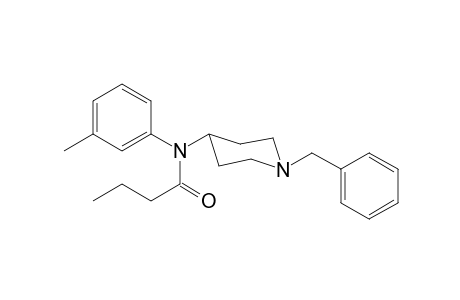 N-(1-Benzylpiperidin-4-yl)-N-(3-methylphenyl)butananamide