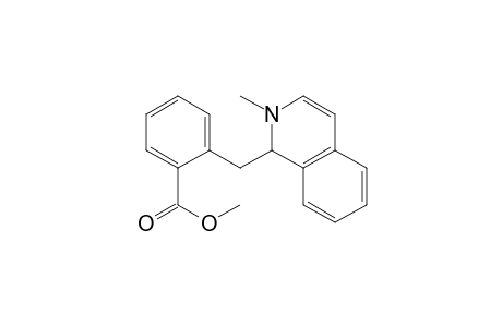 N-methyl-1-[2-methoxycarbonylbenzyl]isoquinoline