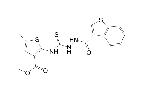 methyl 2-({[2-(1-benzothien-3-ylcarbonyl)hydrazino]carbothioyl}amino)-5-methyl-3-thiophenecarboxylate