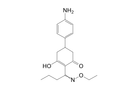 2-Cyclohexen-1-one, 5-(4-aminophenyl)-2-[1-(ethoxyimino)butyl]-3-hydroxy-