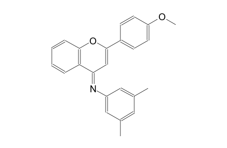 N-[(4E)-2-(4-methoxyphenyl)-4H-chromen-4-ylidene]-3,5-dimethylaniline
