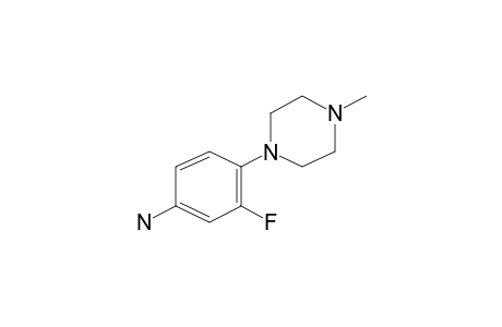 3-Fluoro-4-(4-methyl-1-piperazinyl)aniline