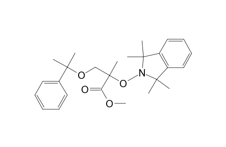 Propanoic acid, 2-[(1,3-dihydro-1,1,3,3-tetramethyl-2H-isindol-2-yl)oxy]-2-methyl-3-(1-methyl-1-phenylethoxy)-, methyl ester