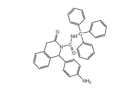 1-(p-aminophenyl)-3,4-dihydro-3-oxo-N-trityl-2(1H)-isoquinolinecarboxamide