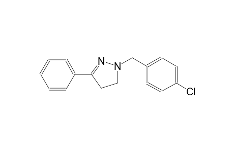 1H-pyrazole, 1-[(4-chlorophenyl)methyl]-4,5-dihydro-3-phenyl-