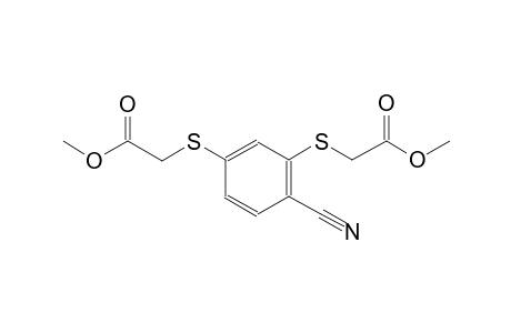 (2-Cyano-5-methoxycarbonylmethylsulfanyl-phenylsulfanyl)-acetic acid methyl ester