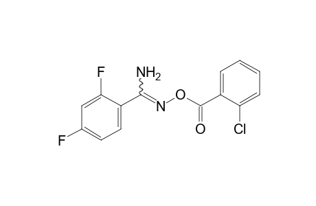O-(o-chlorobenzoyl)-2,4-difluorobenzamidoxime