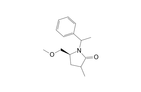 (5S)-1-Phenylethyl-5-methoxymethyl-3-methyl-2-pyrrolidinone