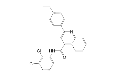 N-(2,3-dichlorophenyl)-2-(4-ethylphenyl)-4-quinolinecarboxamide