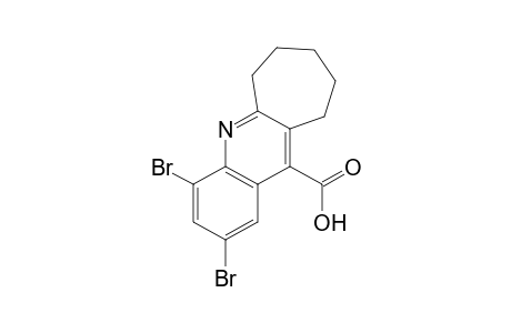 2,4-DIBROMO-7,8,9,10-TETRAHYDRO-6H-CYCLOHEPTA[b]QUINOLINE-11-CARBOXYLIC ACID