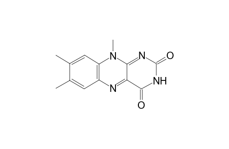 Benzo[g]pteridine-2,4(3H,10H)-dione, 7,8,10-trimethyl-