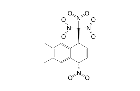 trans-6,7-DIMETHYL-1-NITRO-4-TRINITROMETHYL-1,4-DIHYDRO-NAPHTHALENE
