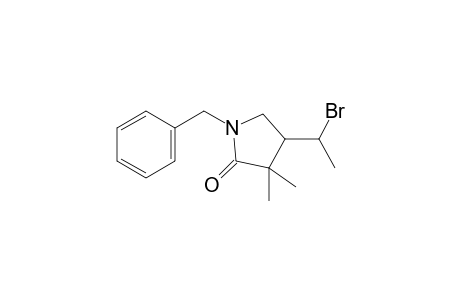 1-Benzyl-4-(1-bromoethyl)-3,3-dimethyl-2-pyrrolidinone