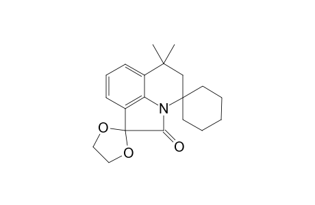 4,4-Dimethyl-3,4-dihydro-1H-dispiro[pyrrolo[3,2,1-h,i]quinoline-2,1'-cyclohexane;8,2''-dioxolane]-9-one
