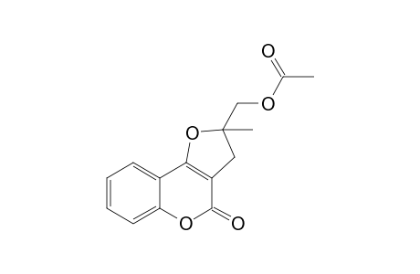 2-Acetoxymethyl-2-methyl-2,3-dihydro-4H-furo[3,2-c][1]benzopyran-4-one