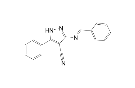 3-(Benzylideneamino)-5-phenyl-1H-pyrazole-4-carbonitrile