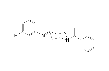 N-3-fluorophenyl-1-(1-phenylethyl)piperidin-4-imine