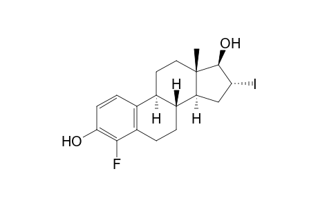(8R,9S,13S,14S,16R,17R)-4-fluoranyl-16-iodanyl-13-methyl-6,7,8,9,11,12,14,15,16,17-decahydrocyclopenta[a]phenanthrene-3,17-diol