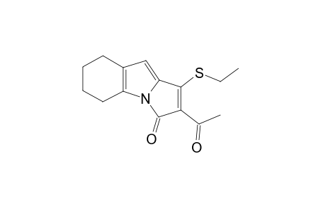 2-Acetyl-1-(ethylsulfanyl)-5,6,7,8-tetrahydro-3H-pyrrolo[1,2-a]indol-3-one