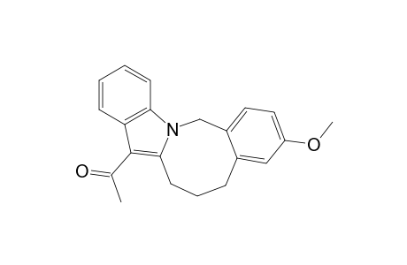 Ethanone, 1-(5,6,7,14-tetrahydro-3-methoxyindolo[1,2-b][2]benzazocin-8-yl)-