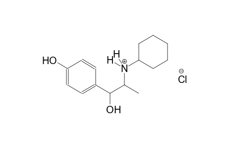 N-[2-hydroxy-2-(4-hydroxyphenyl)-1-methylethyl]cyclohexanaminium chloride