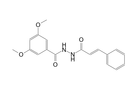 (2E)-N'-(3,5-dimethoxybenzoyl)-3-phenyl-2-propenohydrazide