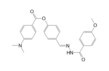 benzoic acid, 4-(dimethylamino)-, 4-[(E)-[2-(4-methoxybenzoyl)hydrazono]methyl]phenyl ester