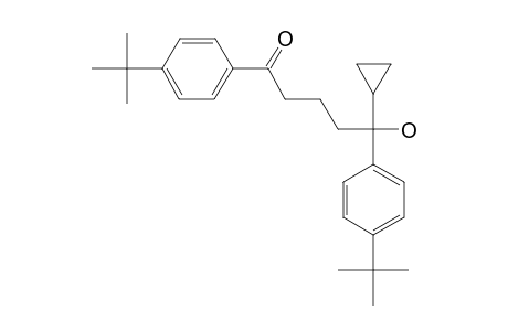 1,5-Bis(4-tert-butylphenyl)-5-cyclopropyl-5-hydroxypentan-1-one