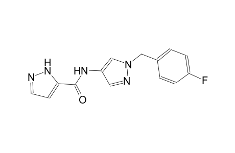 N-[1-(4-fluorobenzyl)-1H-pyrazol-4-yl]-1H-pyrazole-5-carboxamide