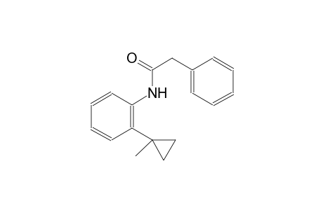 benzeneacetamide, N-[2-(1-methylcyclopropyl)phenyl]-